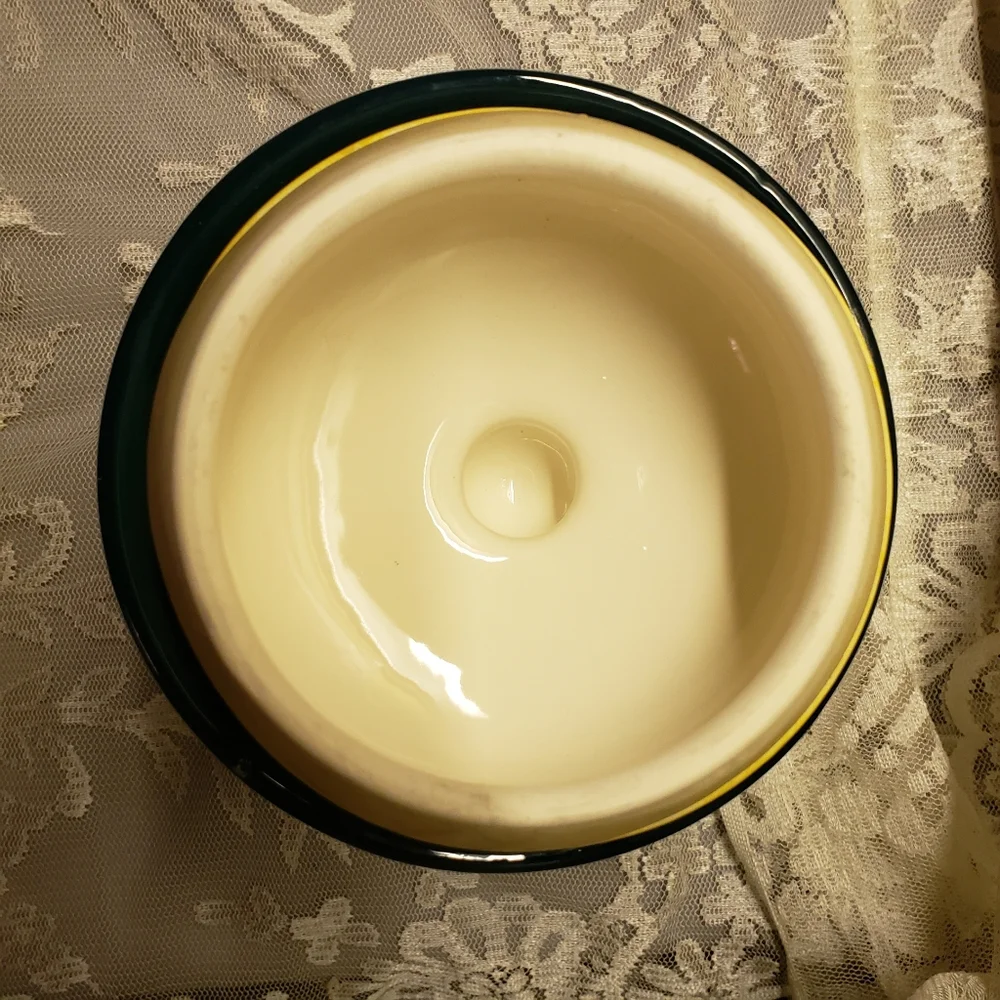 Vintage Canister Cookie Jar GEI Pear Sealing Lid